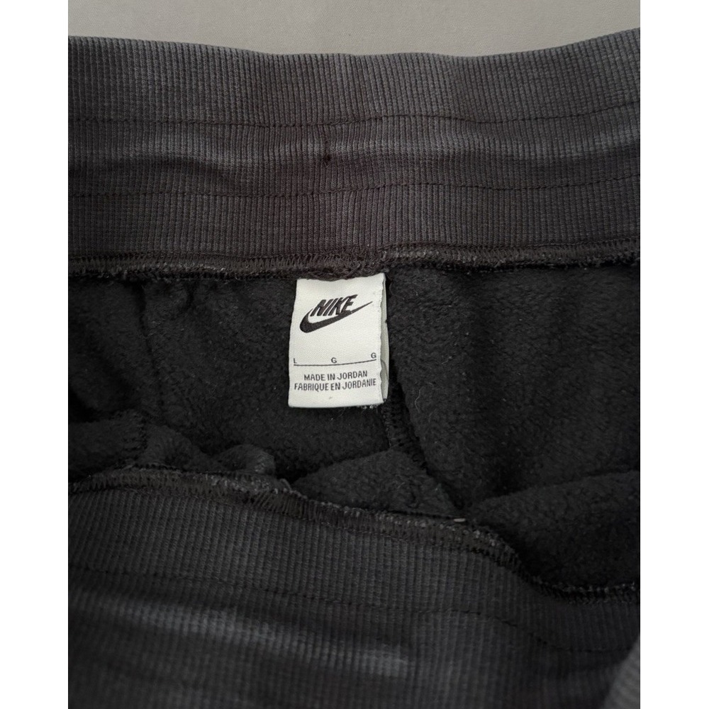 Nike Sweatpants Womens Large Black Fleece Phoenix Joggers Oversized Drawstring - Picture 2 of 10